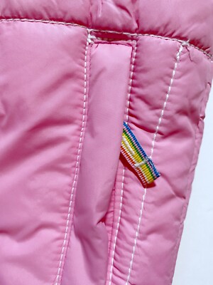 Gilet rose fluo enfant • Wowow nutty (design papillon