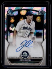 Josh Hood 2023 Bowman Chrome Atomic Refractor Auto Card /100 #CPA-JHD