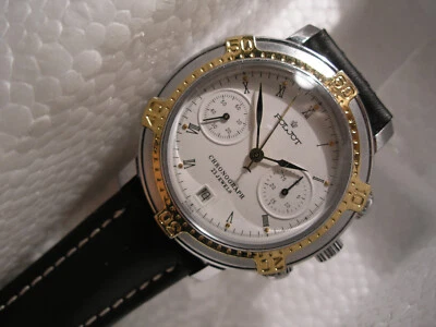 Poljot Chronograph STURMANSKIE Edelstahl Bicolor Kal. 3133 - Sammleruhr sehr gut - Bild 1 von 4