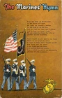 WW2 The Marines' Hymn - US Military Patriotic Postcard