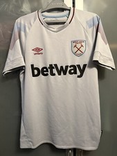 West Ham United 3rd Football Shirt 2018/19 Betway /Umbro - Size Small