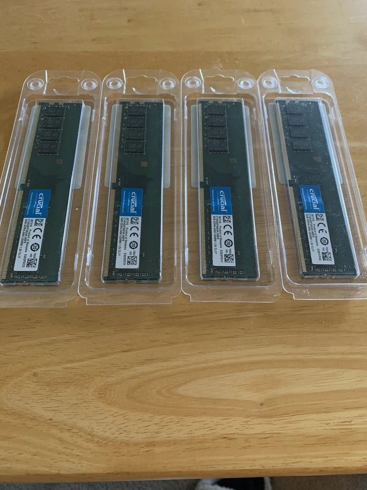 Crucial (4x4GB) 2400MHz DDR4 SODIMM RAM CT4G4SFS824A PC4-19200 260-Pin Memory - Image 3 of 3