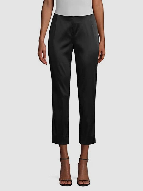 Womens black hotsell cropped dress pants
