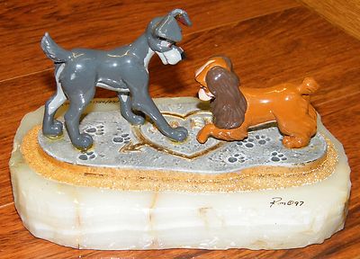 Disney Lady & the Tramp Ron Lee 97 Limited Edition 459/750 Marble