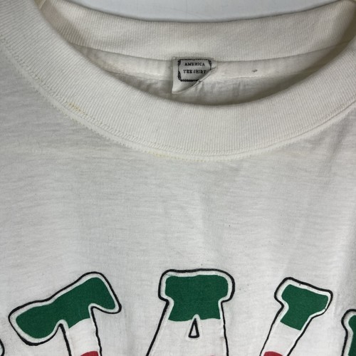Vintage 1994 World Cup Team Italy Soccer T-shirt Italia Large Sports - 第 3/6 張圖片