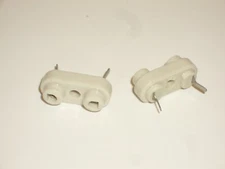 2X HC-6U CERAMIC RADIO SCANNER CRYSTAL SOCKET (2 PC SET) CCS-6