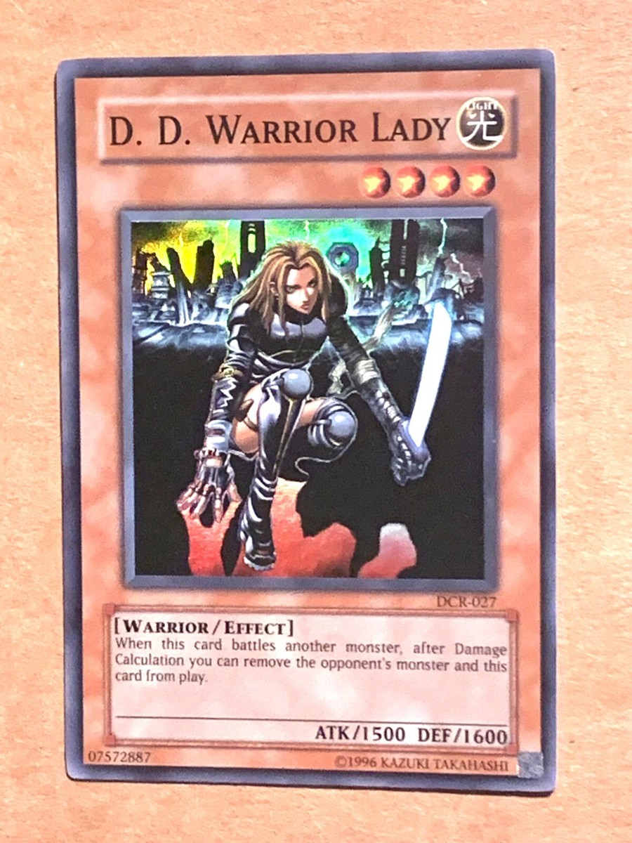 yugioh D.D. WARRIOR LADY DCR-027 Unlimited Edition Super Rare Near