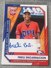 Freili Encarnacion 2021 Panini Elite Extra Edition DPL Auto Boston Red Sox