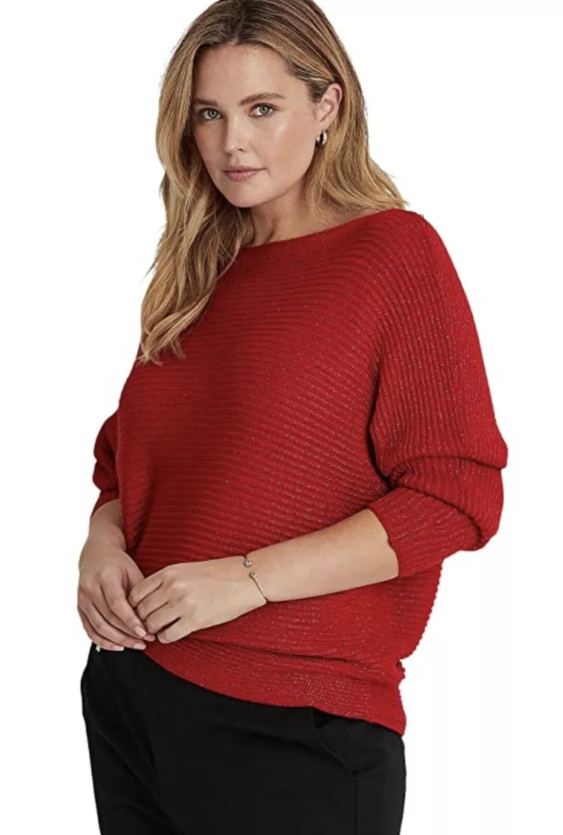 Plus size dolman sleeve best sale sweater