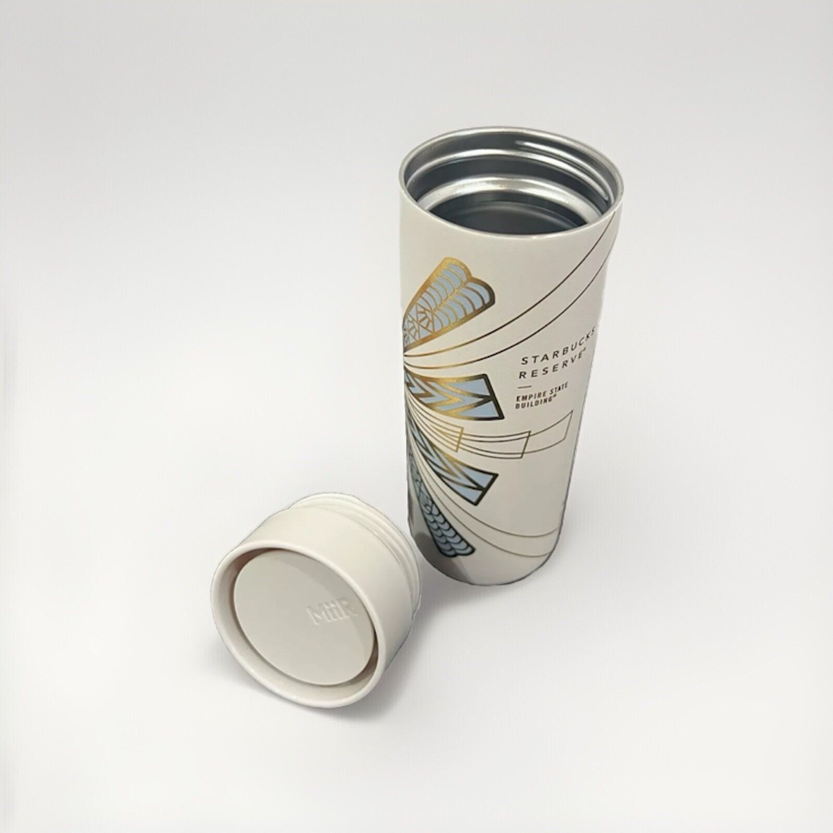 Starbucks Reserve NYC Empire State Building 360 lid Tumbler 16oz