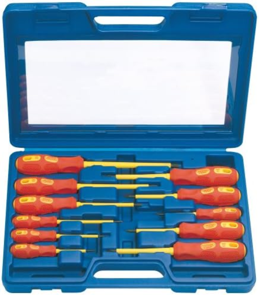 Draper Expert 69234 - Set di cacciaviti completamente isolati, omologati VDE, 11