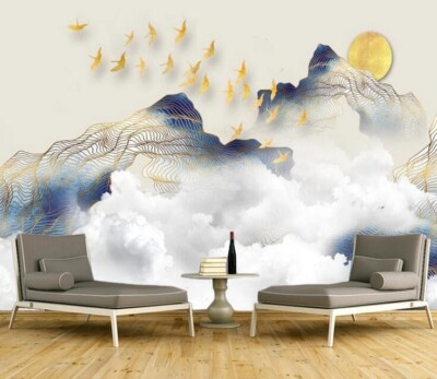 3D Creative Bird ZHUA41056 Wallpaper Wall Murals Removable Self-adhesive Ann