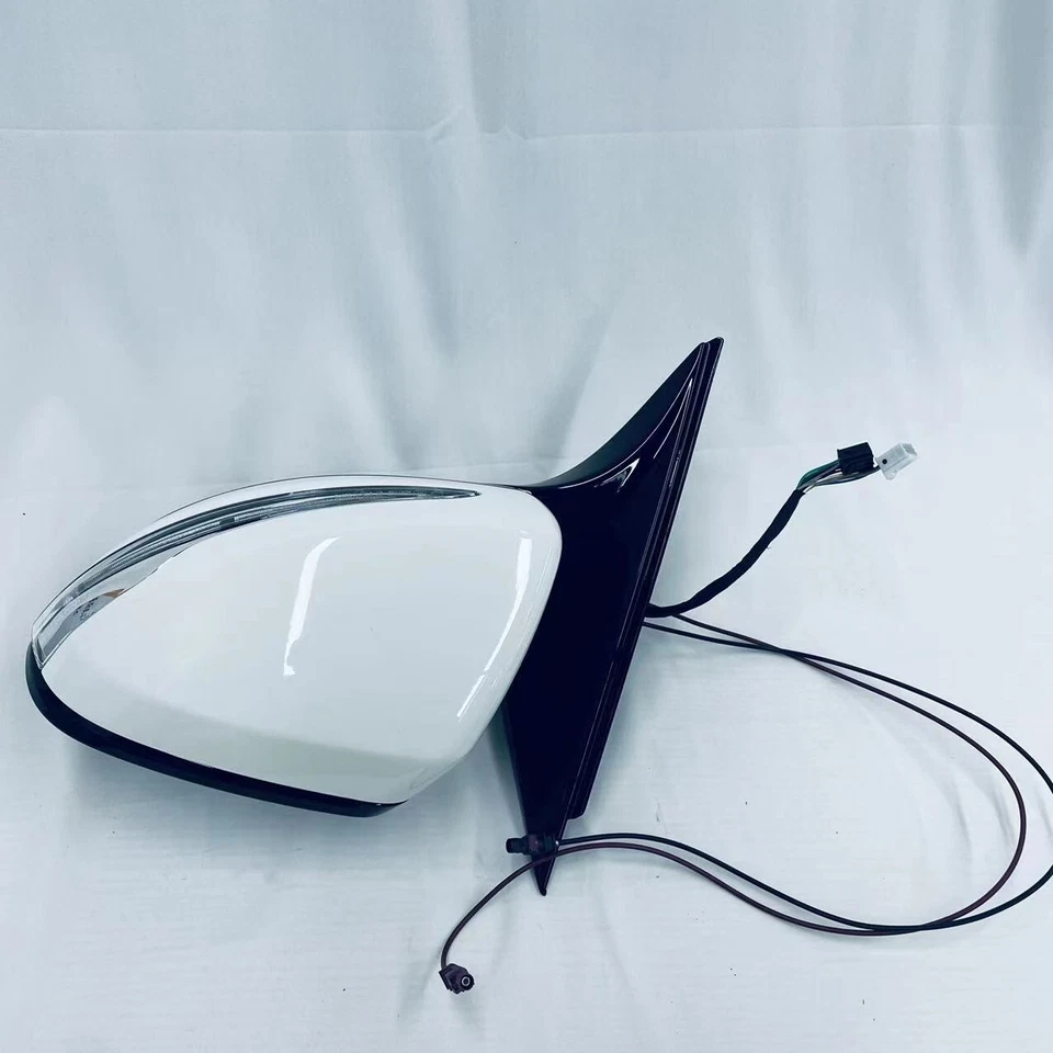 Espejo retrovisor lateral del conductor del coche W213 para Mercedes Benz clase E E300 blanco izquierdo 2016+ Foto 2 de 4