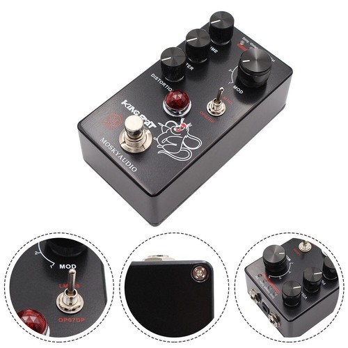 Sandyseptember Mosky King Rat Pédale d'effets pour guitare électrique Mosky King Rat Volume Filter Fuzz Distorition Pédale d'effets pour guitare électrique Bascule LM308/OP07DP Sandyseptember Mosky King Rat Pédale d'effets pour guitare électrique Mosky King Rat Volume Filter Fuzz Distorition Pédale d'effets pour guitare électrique Bascule LM308/OP07DP