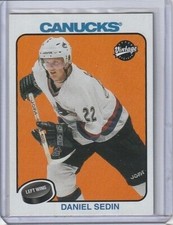 2001-02 Upper Deck Vintage #245 Daniel Sedin Vancouver Canucks