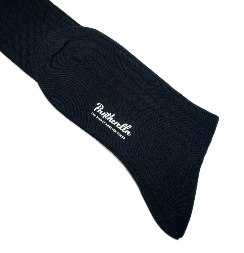 Pantherella LUX Collection Men's OTC Dress Socks Over-the-Calf England Size MED - Image 4 of 4