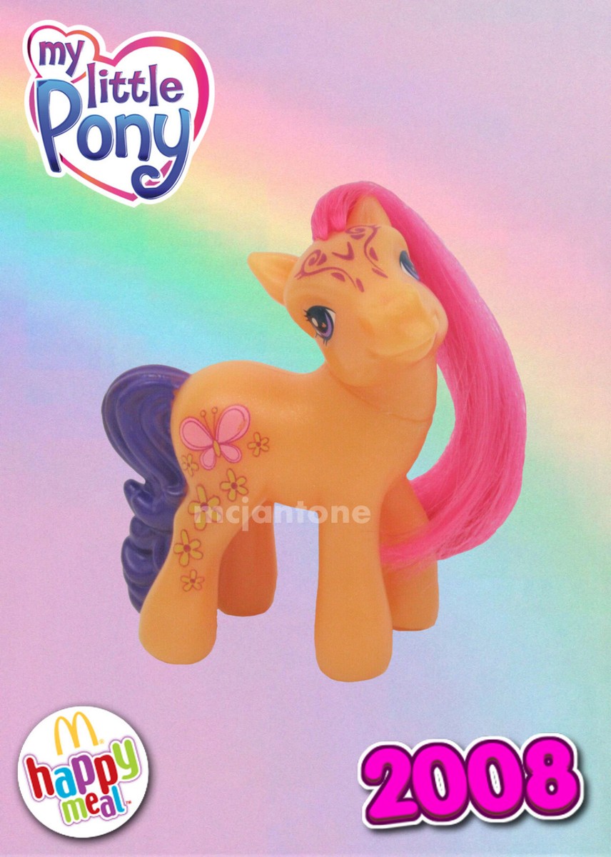 McDonald's 2008 MY LITTLE PONY 25th Anniversary HAIR Horse MLP
