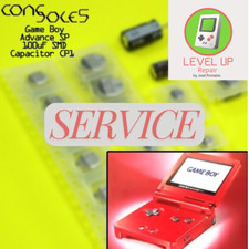 NINTENDO Gameboy Advanced SP GBA SP CAPACITOR REPLACEMENT -PLEASE READ