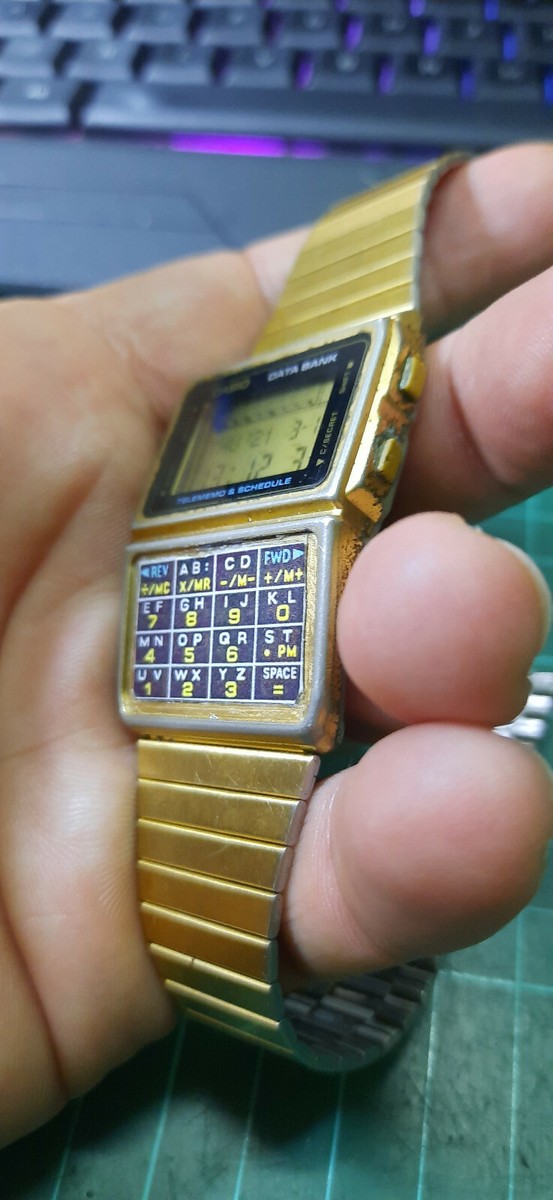 Rare Vintage Casio DBC-610 Data Bank Telememo Module 676 Working