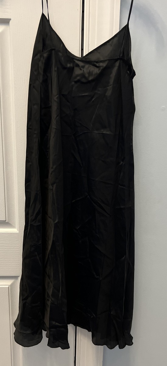 Moschino Black Low Midi Slip Dress Size 40 | eBay