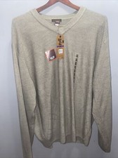 New XL Large Dockers 100 Acrylic Blend Sweater Tan