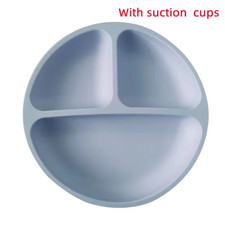 1PCS Baby Sucker Silicone Dining Plate BPA Free Children Dishes Suction Toddle T