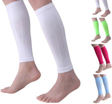 Calf Compression Sleeves Leg Support Socks Running Cycling Sports Fitness Gear