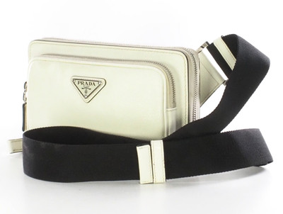 PRADA Bauchtasche Hüfttasche Gürteltasche Hip-Bag Tasche Saffiano-Leder; K118