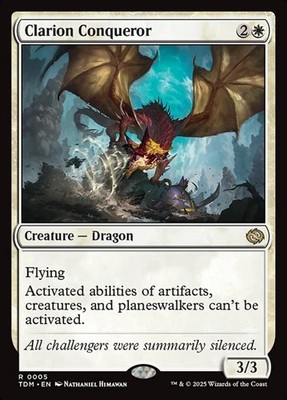 Clarion Conqueror - Foil TDM NM MTG
