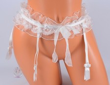 Victoria's Secret Designer Collection Bridal Garter Belt Sz XS/S 68 - NWT