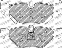Ferodo Racing BremsbeläGe Bremsbelegsatz Hinten Passend FüR Bmw 1Er X1