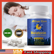 Melatonin Plus Sleep Aid, Fall Asleep Fast and Stay Asleep, 120 Sleeping Pills