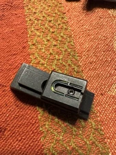 Green Fiber Optic Rear Sight  Thompson Center Traditions CVA Round Barrel