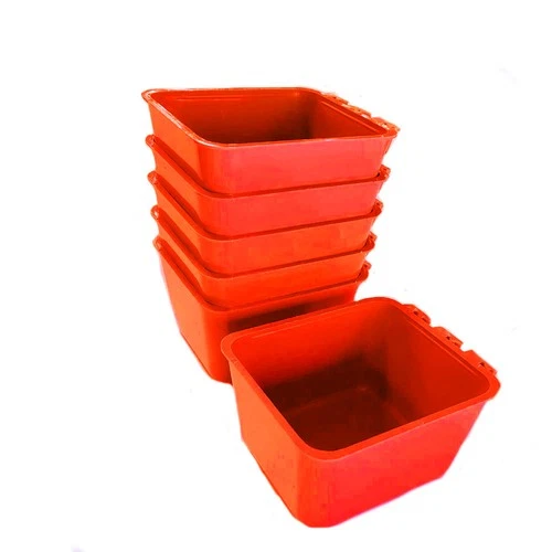 Cage Cups 10-pk Gray 1 Pint / 16 fl oz Hanging Feed & Water Cups Chicken Poultry - product listing photo