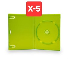 Lot of 5 NEW Microsoft Xbox 360 Game Case Replacement Cases Green Translucent