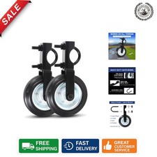 Durable 6" Gate Support Wheels - Prevent Dragging and Secure Openings, 500 lbs