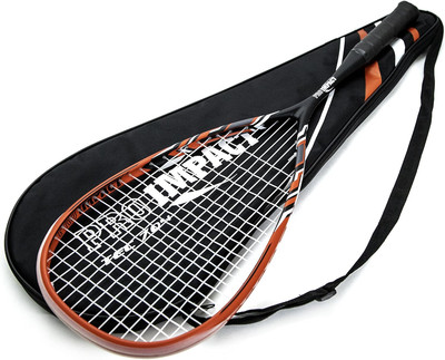 Lightweight Graphite Carbon Fiber Squash Racket with Carry Cover & Durable Strin