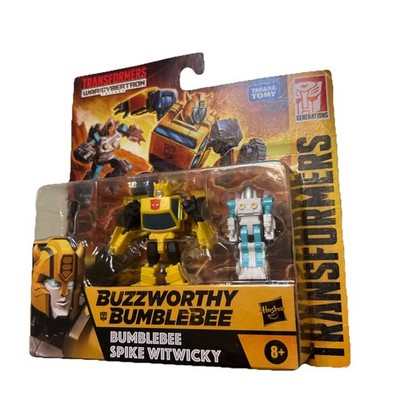 Hasbro Transformer War for Cybertron Core Bumblebee and Spike Witwicky