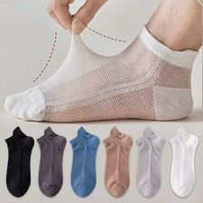 3 Pairs Men's Ankle Socks Thin Breathable Soft Socks Summer Low-Cut Business Sox