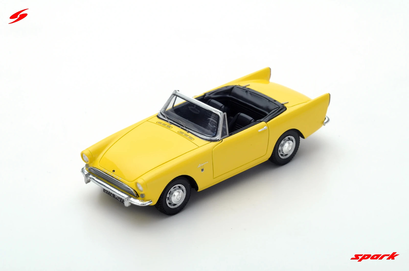 Spark S4945 Sunbeam Alpine 1964 miniature 1/43 jaune cadeau idéal collection