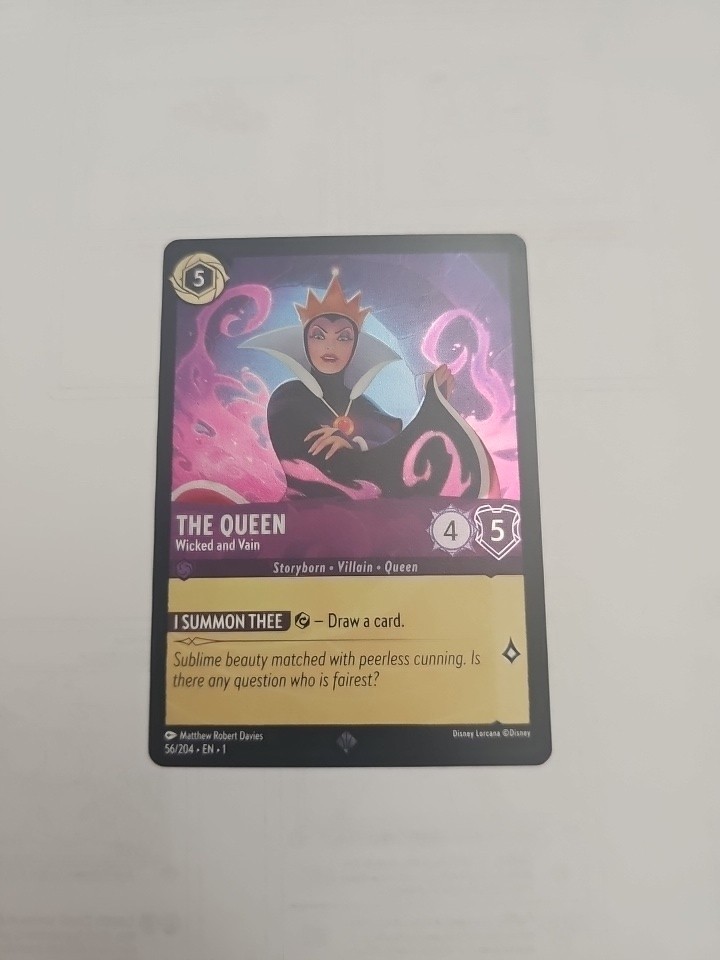 FOIL Disney Lorcana Fabled - The Queen - Wicked and Vain - 35/204 - FOIL