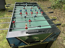 Table Football (Foosball) Table with Legs, Green Field, Red/Blue Players