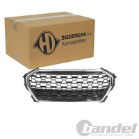 Diederichs Sport Grill Front KÜHlergrill Chrom Schwarz Passend FüR Audi Q3 F3B