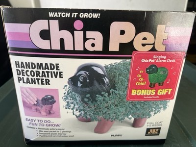 Chia Pet Puppy Dog -Vintage 2000 - New Old Stock - Decorative Planter