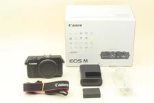 Canon EOS M Digital Camera Body 18.0MP Black w/ Battery Charger Japan Used