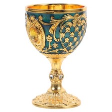 Stemmed Cups Retro Tibetan Healing Bowls Crystal Goblet Buddhist Water