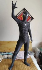 The Amazing Spider-Man 3 Black Venom Spider-Man Tights Cosplay Costume Suit HOT