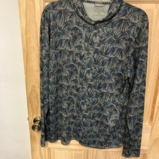 Patagonia Capilene Cool Daily Hooded Pullover Size Medium Green  Blue