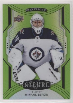 2020 Upper Deck Allure Sp Green Quartz 71/99 Mikhail Berdin #128 Rookie RC 04yf