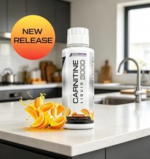 Cutler Nutrition Liquid L-Carnitine 3000 Sweet Orange Fat Burner Weight Loss